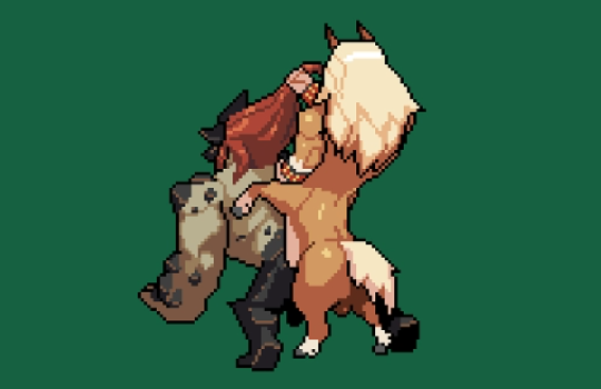 Diesel’s made some concepts for the sprite sex animations. 